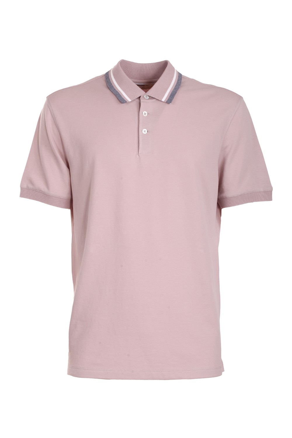 shop BRUNELLO CUCINELLI Saldi Polo: Brunello Cucinelli polo in cotone.
Colletto con tre bottoni e profilo a contrasto.
Maniche corte.
Regular fit.
Composizione: 100% cotone. 
Fabbricato in Italia.. M0T738136-CUE20 number 4473689